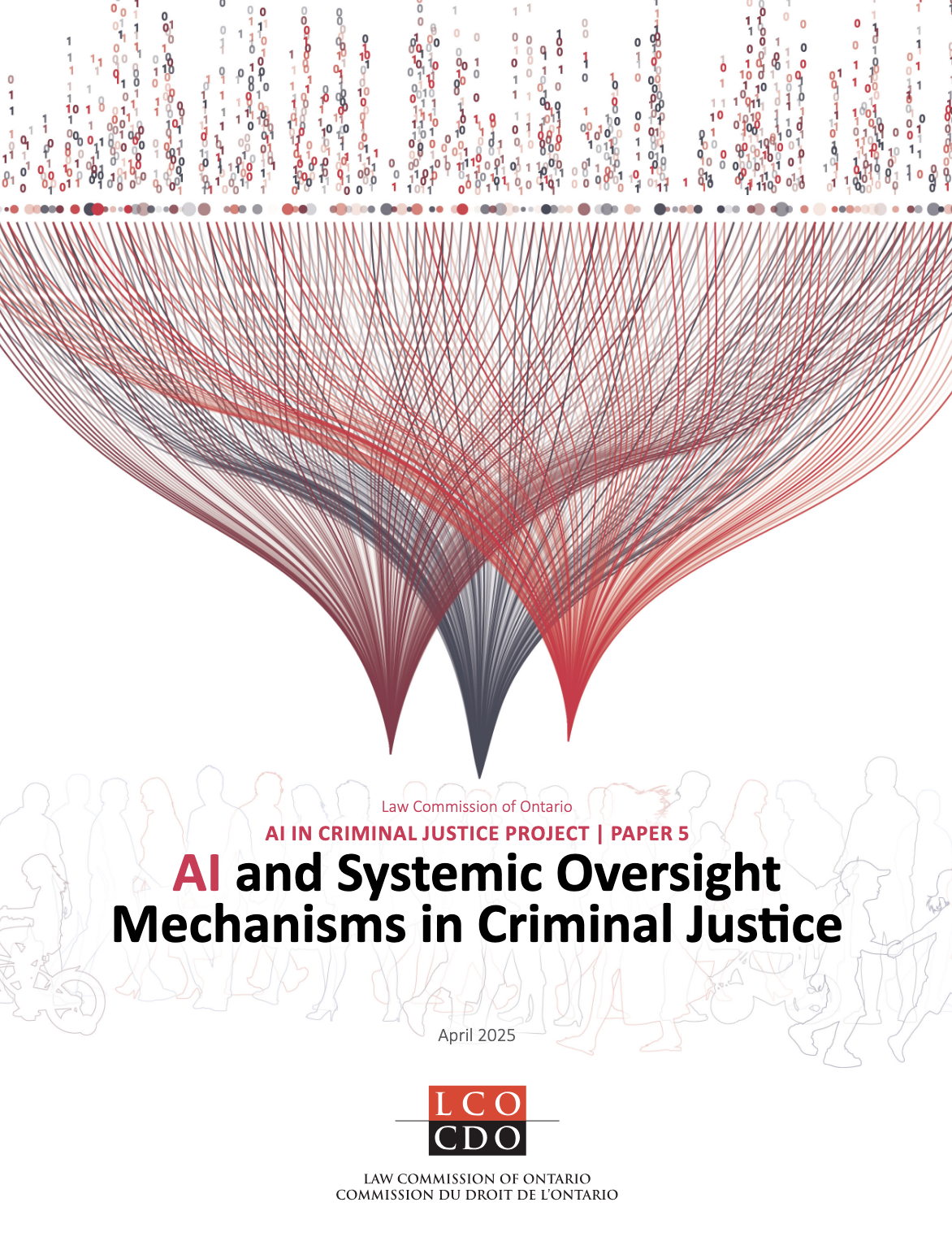 Couverture du rapport 5 de L’IA dans le système de justice pénale