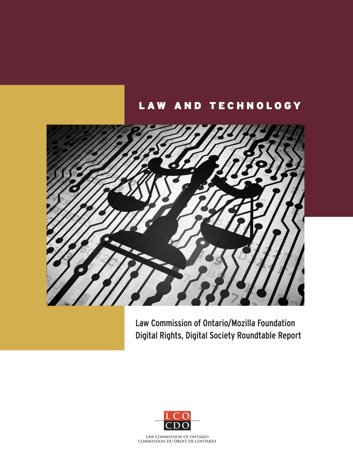 Couverture du rapport