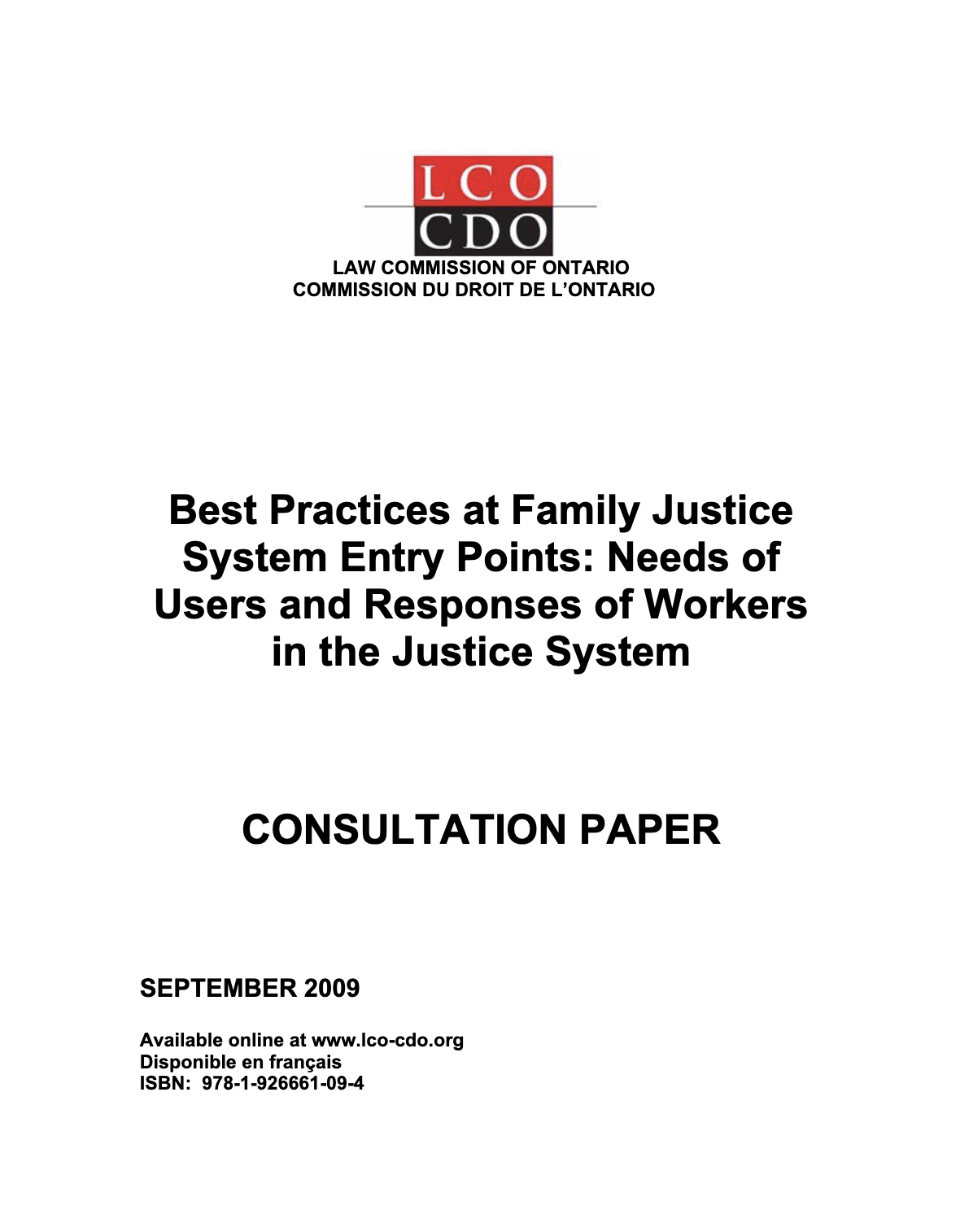 Couverture du rapport