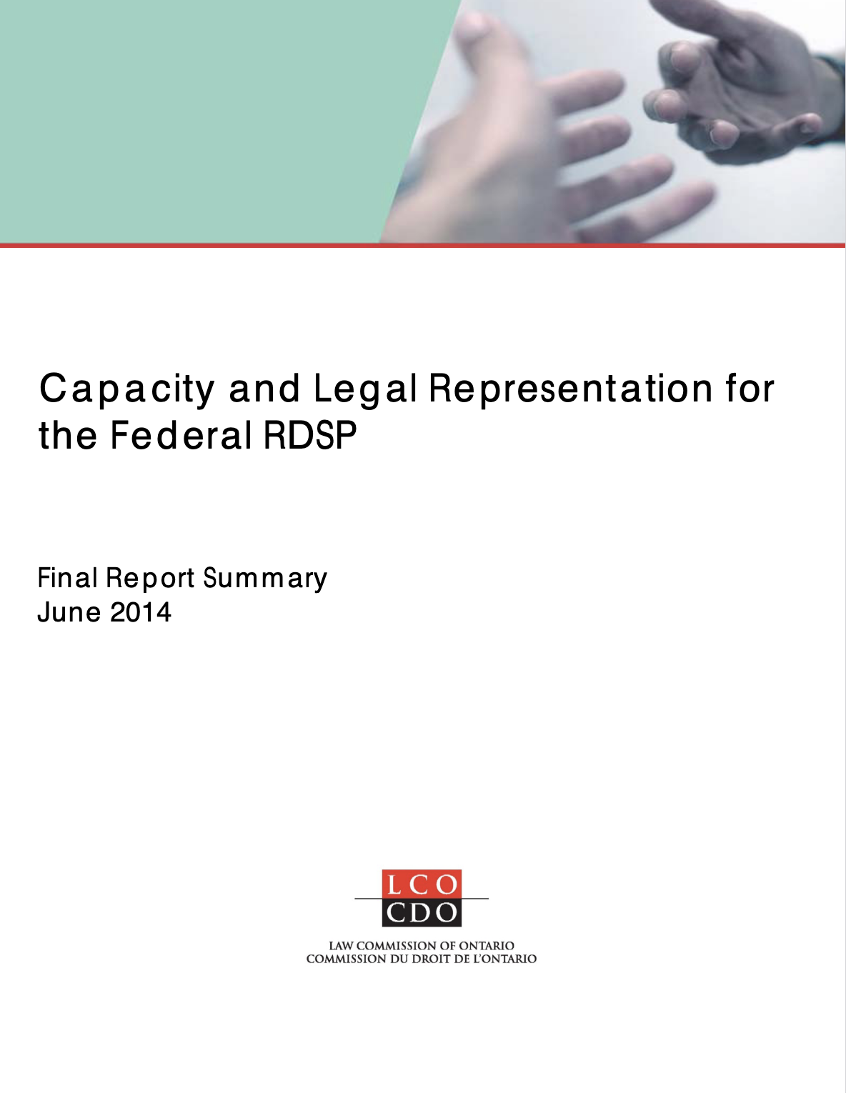 Couverture du rapport