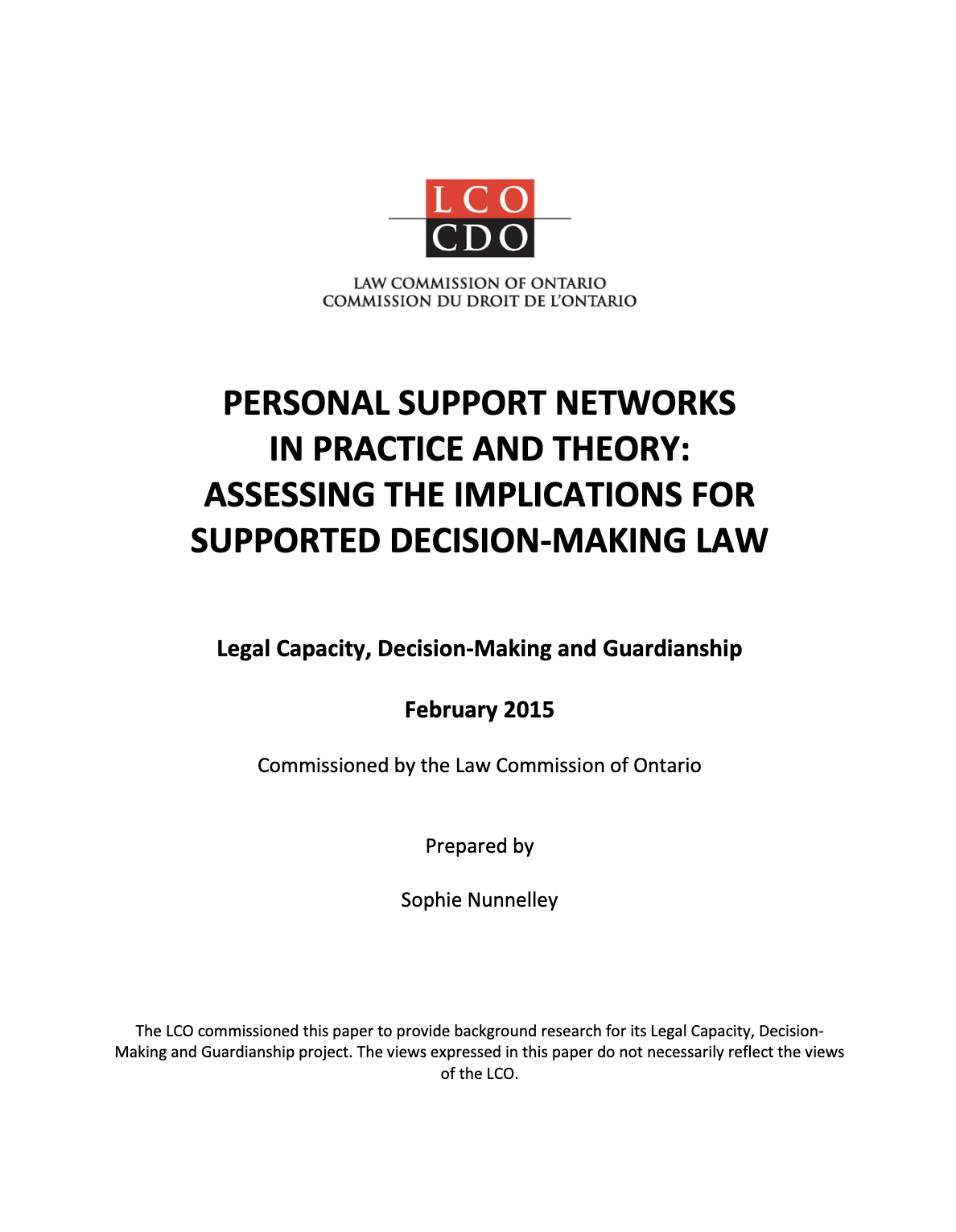 Couverture du rapport