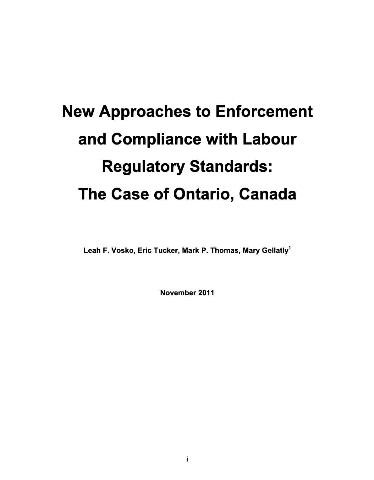 Couverture du rapport