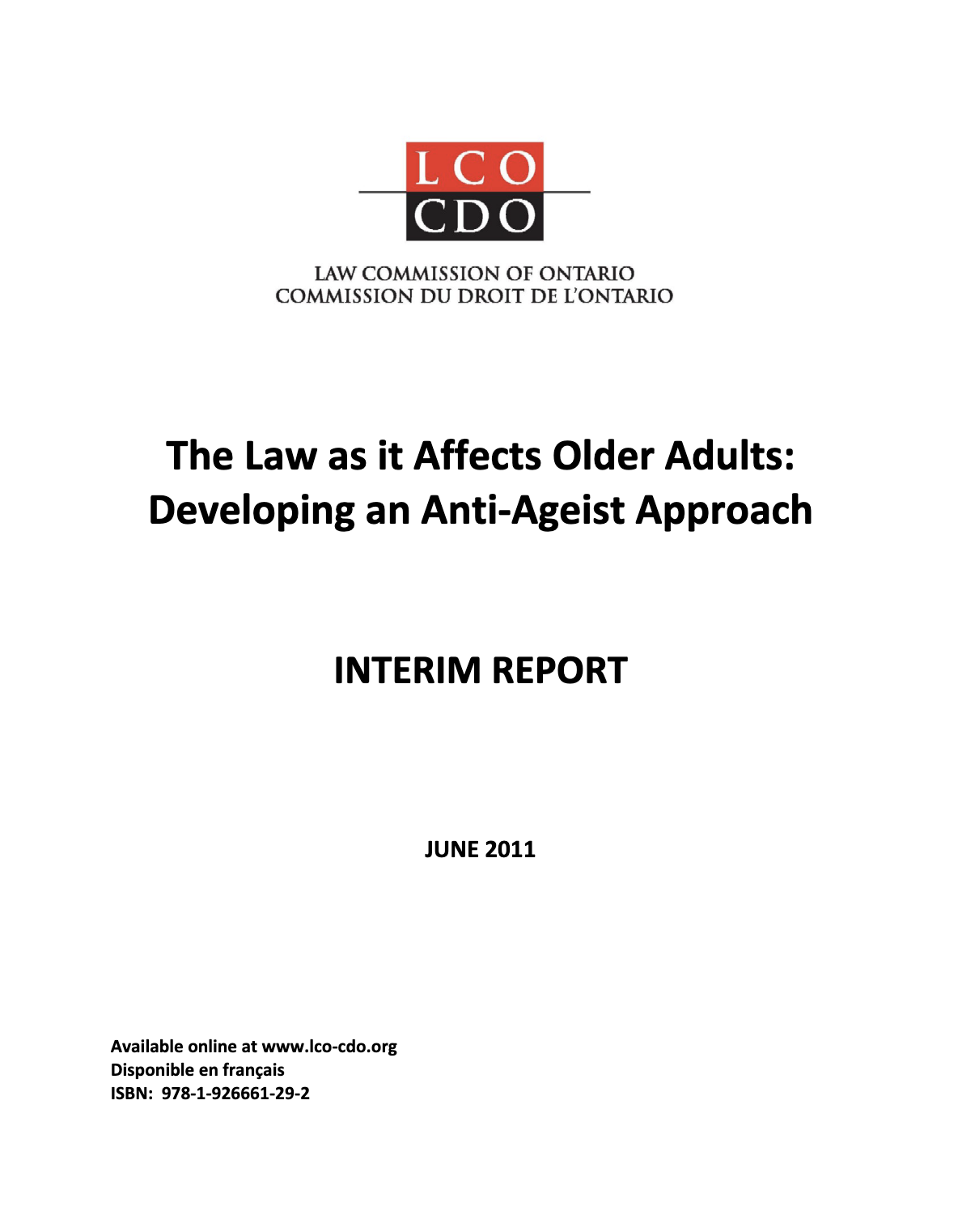 Report cover
