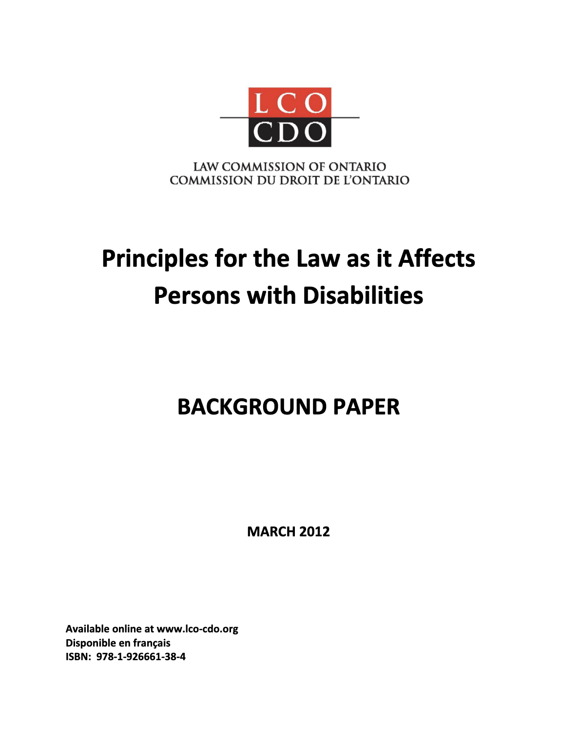 Couverture du rapport