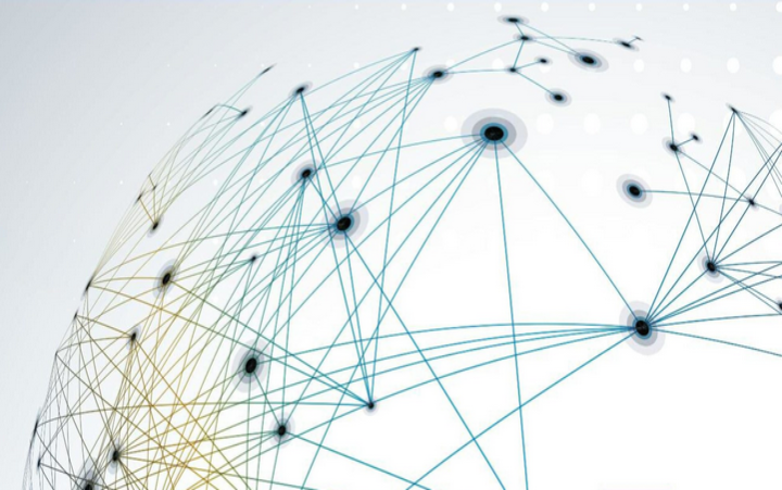 defamation banner showing connected nodes